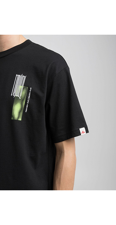 オーバーフィット ベーシックジャ－ジーコットンプリントTシャツ 詳細画像